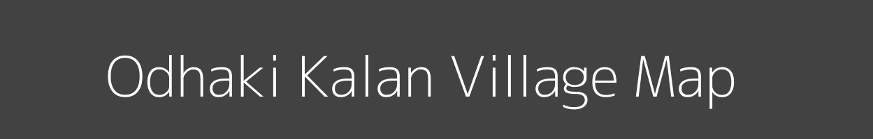 Map of Odhaki Kalan Village in Madhya Pradesh Image