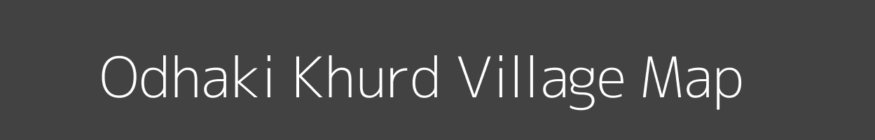 Map of Odhaki Khurd Village in Madhya Pradesh Image