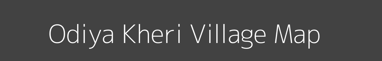 Map of Odiya Kheri Village in Rajasthan Image