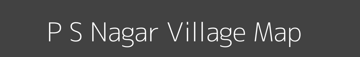 Map of P S Nagar Village in Rajasthan Image