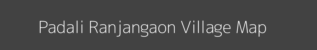 Map of Padali Ranjangaon Village in Maharashtra Image