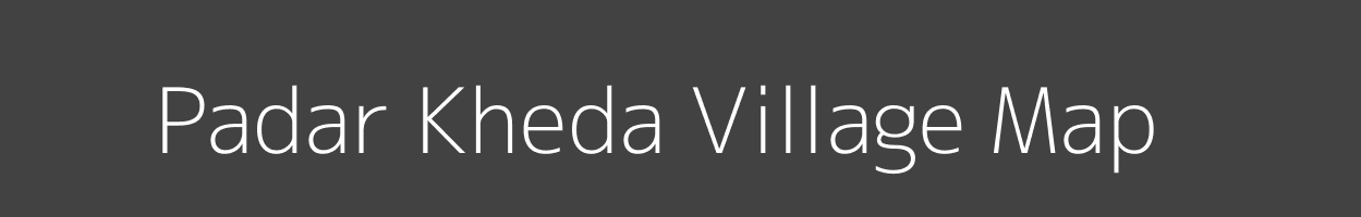 Map of Padar Kheda Village in Madhya Pradesh Image