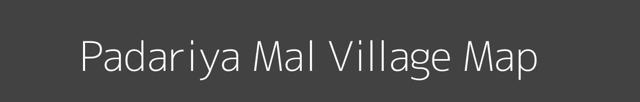 Map of Padariya Mal Village in Madhya Pradesh Image