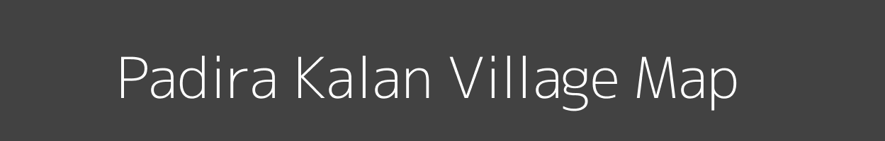 Map of Padira Kalan Village in Uttar Pradesh Image