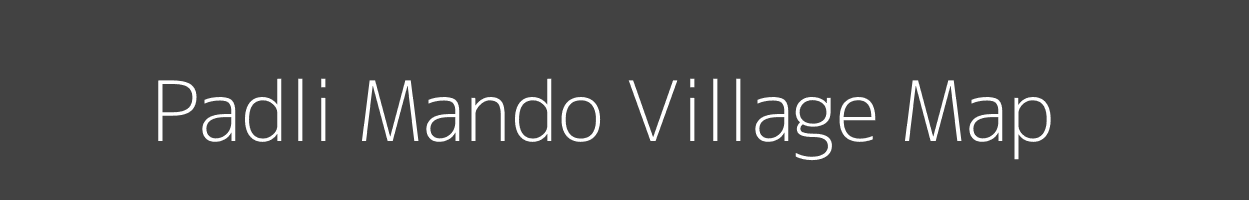 Map of Padli Mando Village in Uttar Pradesh Image