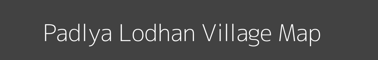 Map of Padlya Lodhan Village in Rajasthan Image