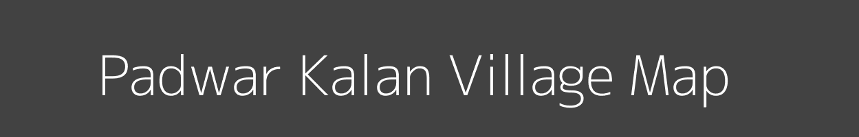 Map of Padwar Kalan Village in Madhya Pradesh Image