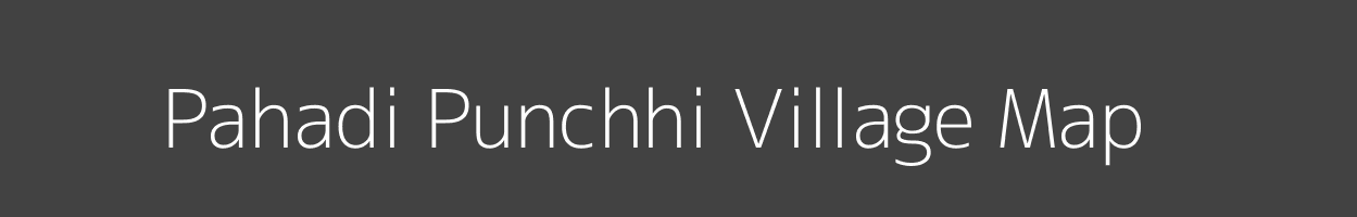 Map of Pahadi Punchhi Village in Madhya Pradesh Image