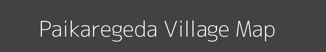 Map of Paikaregeda Village in Odisha Image