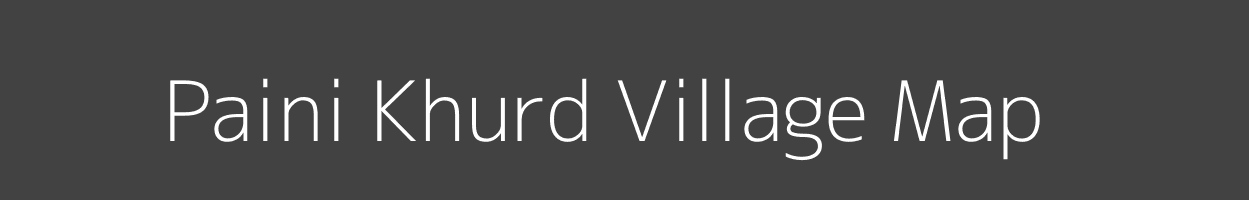 Map of Paini Khurd Village in Jharkhand Image