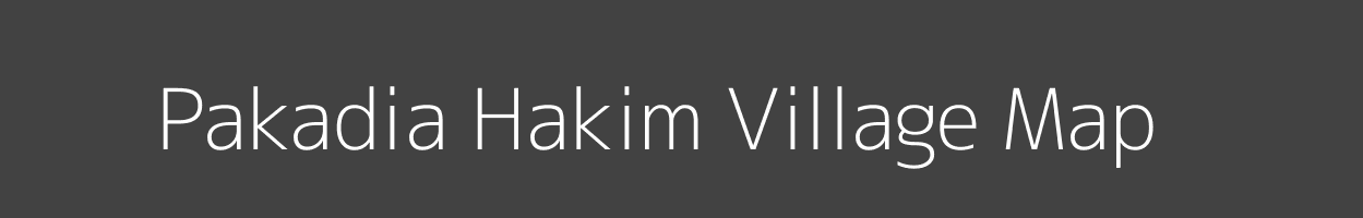 Map of Pakadia Hakim Village in Uttar Pradesh Image