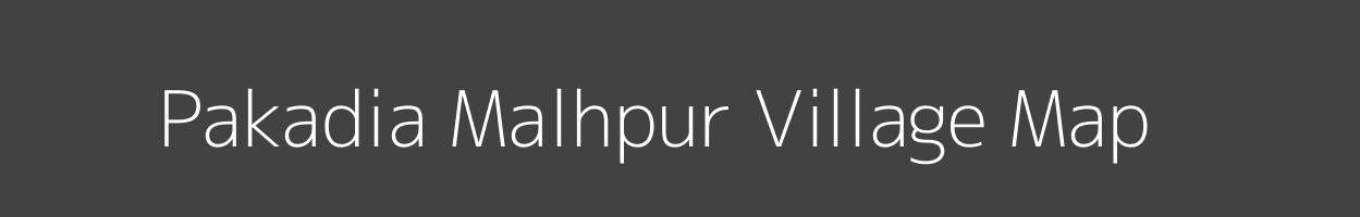 Map of Pakadia Malhpur Village in Uttar Pradesh Image