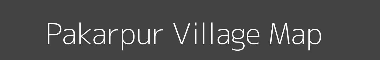 Map of Pakarpur Village in Uttar Pradesh Image