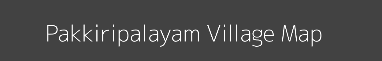 Map of Pakkiripalayam Village in Tamil Nadu Image