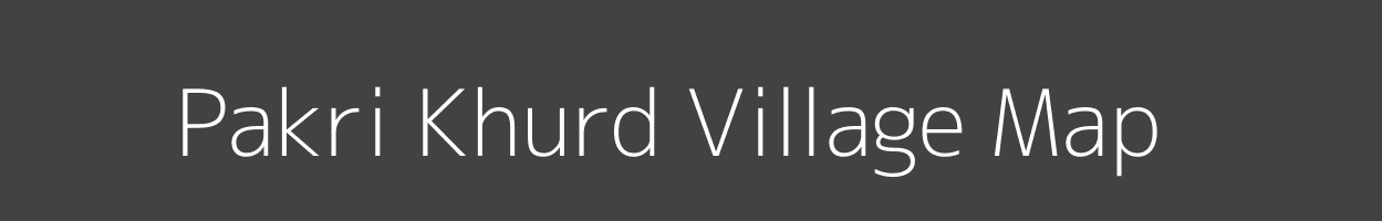 Map of Pakri Khurd Village in Uttar Pradesh Image