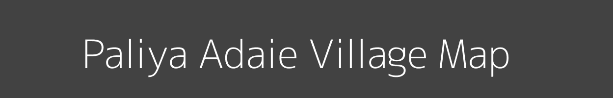 Map of Paliya Adaie Village in Uttar Pradesh Image