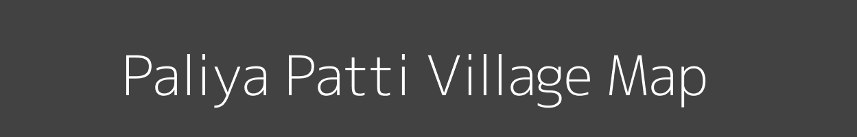 Map of Paliya Patti Village in Uttar Pradesh Image