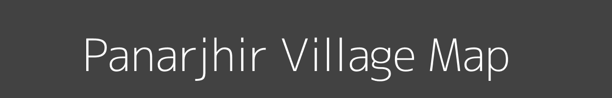 Map of Panarjhir Village in Madhya Pradesh Image