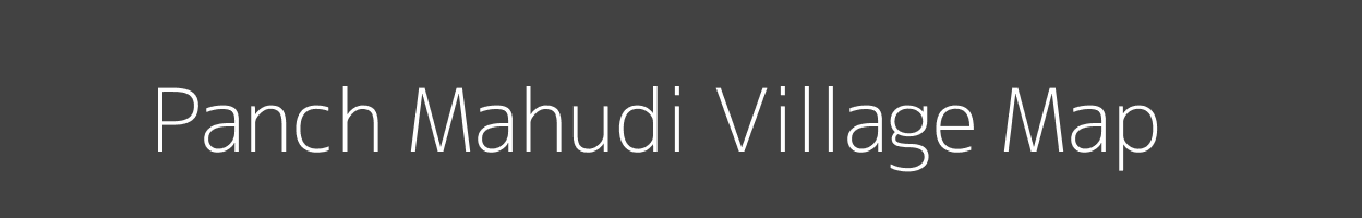 Map of Panch Mahudi Village in Gujarat Image