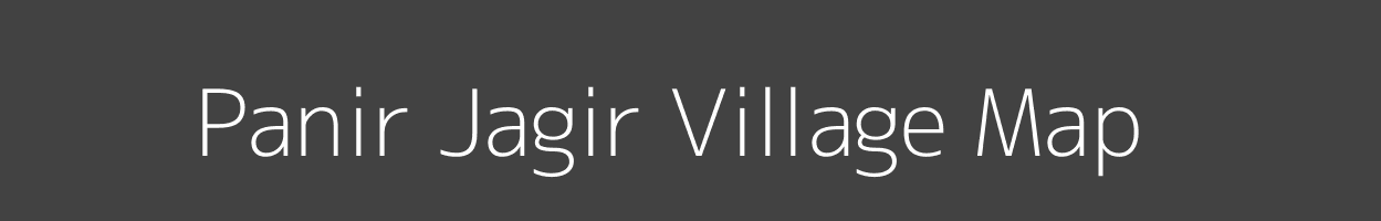 Map of Panir Jagir Village in Jammu and Kashmir Image