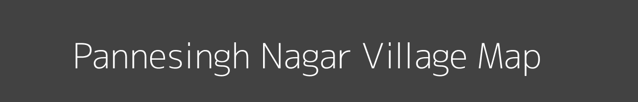 Map of Pannesingh Nagar Village in Rajasthan Image