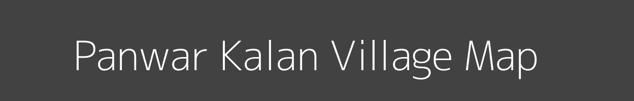 Map of Panwar Kalan Village in Madhya Pradesh Image