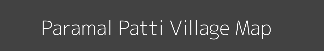 Map of Paramal Patti Village in Uttar Pradesh Image