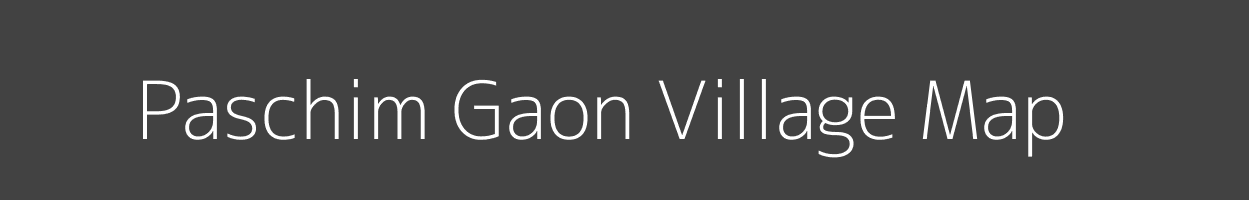 Map of Paschim Gaon Village in Uttar Pradesh Image