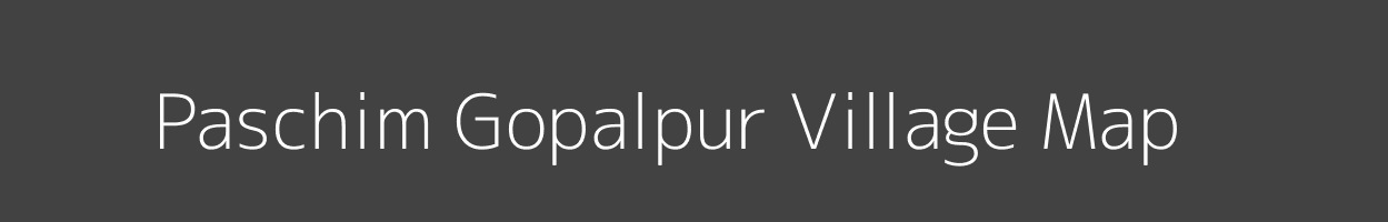 Map of Paschim Gopalpur Village in West Bengal Image