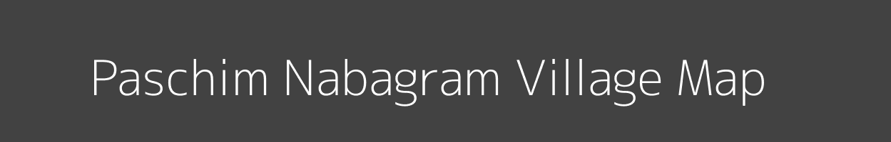 Map of Paschim Nabagram Village in West Bengal Image