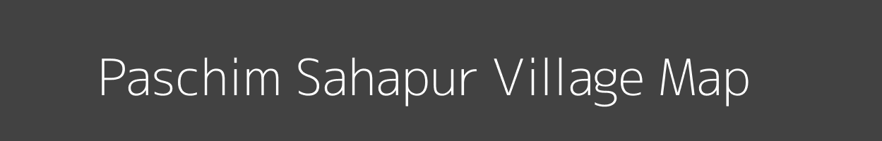 Map of Paschim Sahapur Village in West Bengal Image