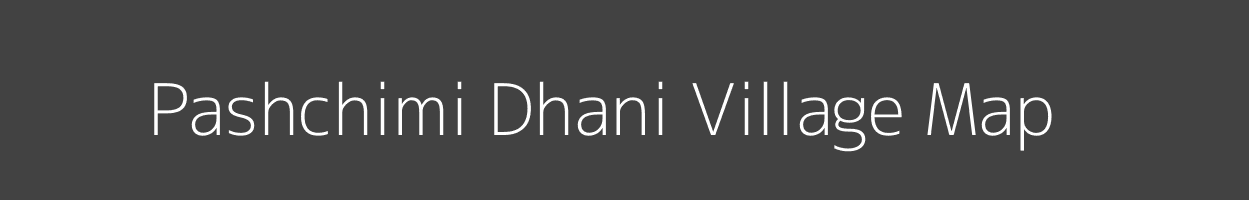 Map of Pashchimi Dhani Village in Rajasthan Image