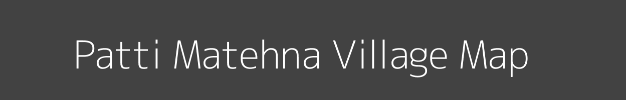 Map of Patti Matehna Village in Uttar Pradesh Image