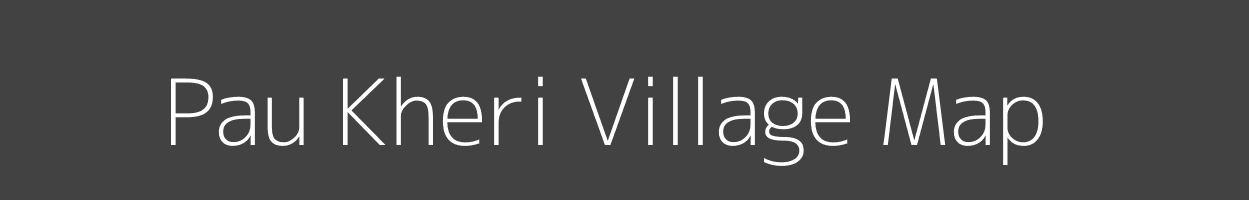 Map of Pau Kheri Village in Rajasthan Image