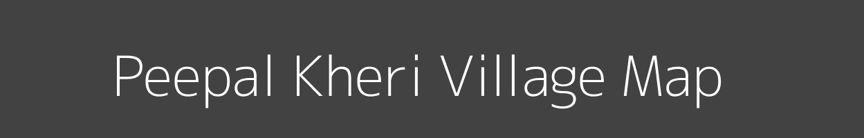 Map of Peepal Kheri Village in Rajasthan Image