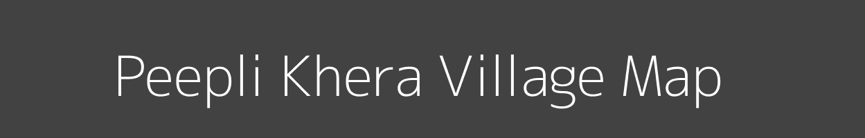 Map of Peepli Khera Village in Uttar Pradesh Image