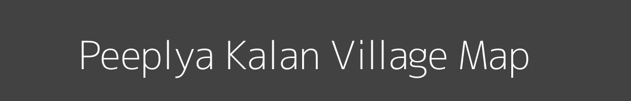 Map of Peeplya Kalan Village in Rajasthan Image