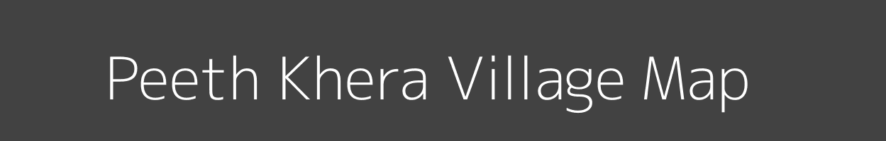 Map of Peeth Khera Village in Uttar Pradesh Image