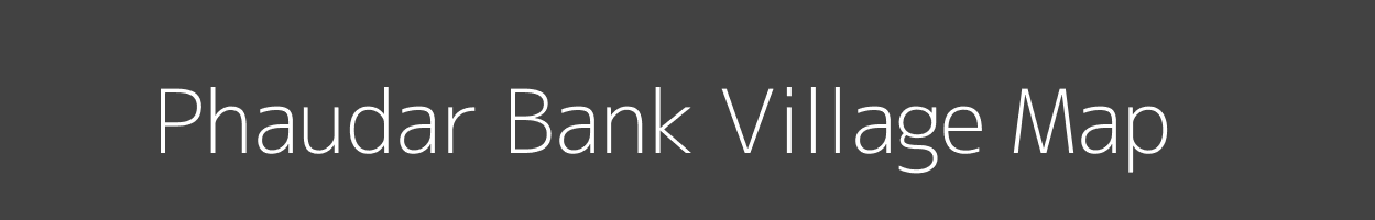 Map of Phaudar Bank Village in Jharkhand Image