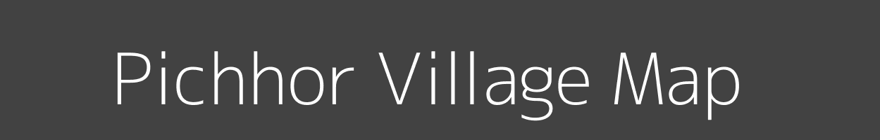 Map of Pichhor Village in Madhya Pradesh Image