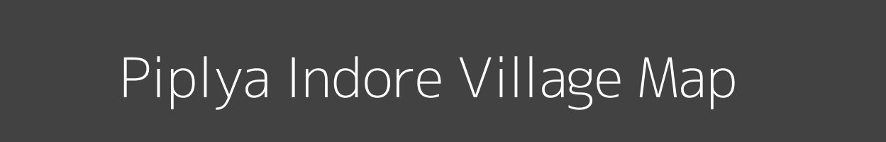 Map of Piplya Indore Village in Madhya Pradesh Image