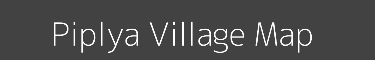 Map of Piplya Village in Madhya Pradesh Image