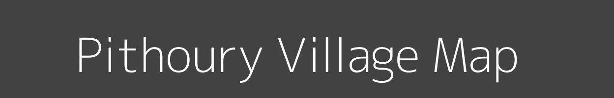 Map of Pithoury Village in Uttar Pradesh Image