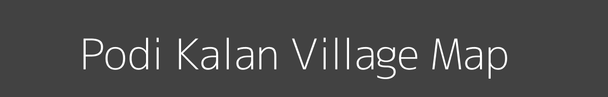 Map of Podi Kalan Village in Madhya Pradesh Image