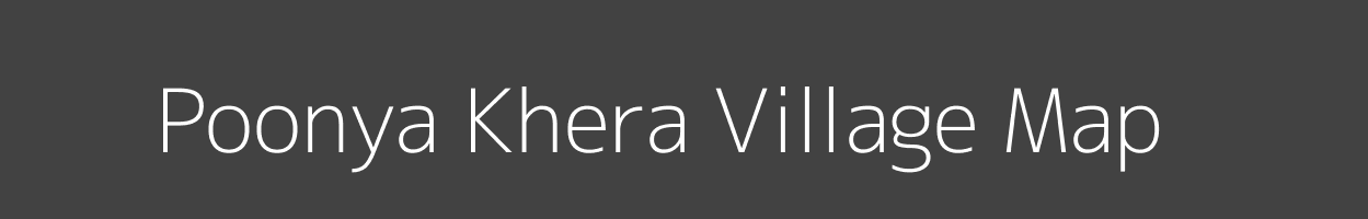 Map of Poonya Khera Village in Rajasthan Image