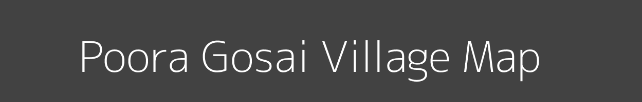 Map of Poora Gosai Village in Uttar Pradesh Image