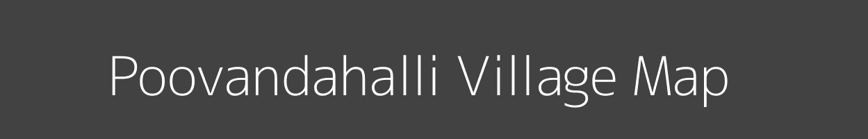 Map of Poovandahalli Village in Karnataka Image