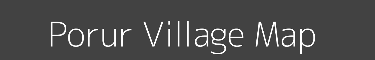 Map of Porur Village in Tamil Nadu Image