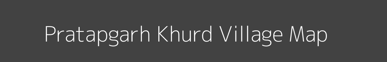 Map of Pratapgarh Khurd Village in Uttar Pradesh Image