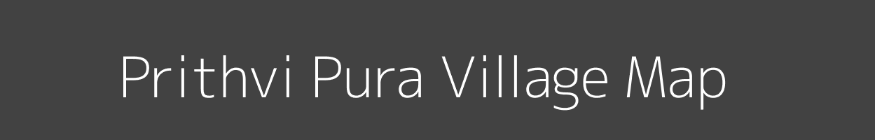 Map of Prithvi Pura Village in Rajasthan Image